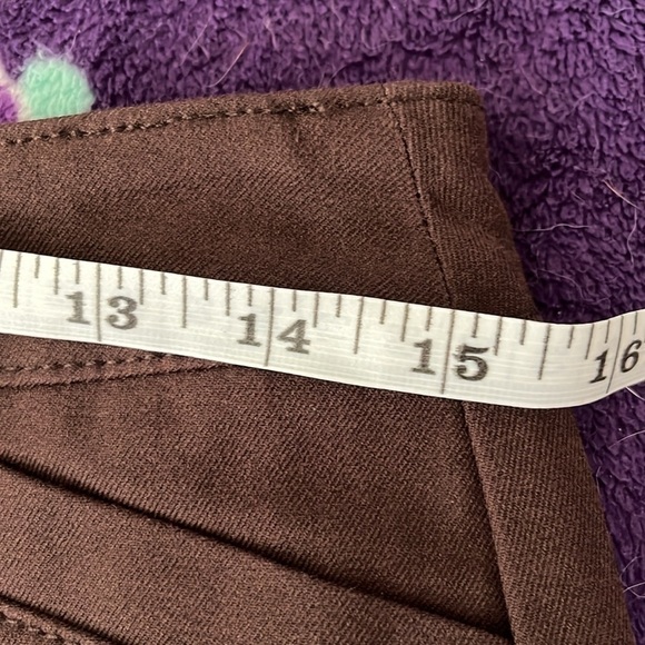 Chico’s NWOT Women’s Brown So Slimming Pants, Size 0 Short Chico’s. - Picture 7 of 8